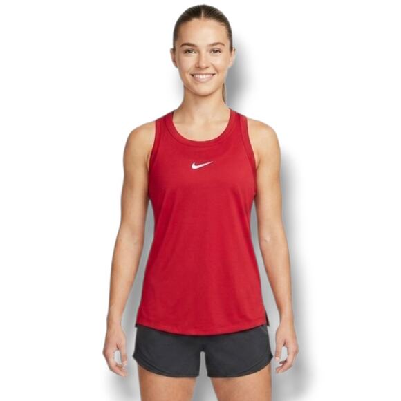 Nike Tops - Nike Dri-FIT Red Cut-Out Back Training Tank – Small